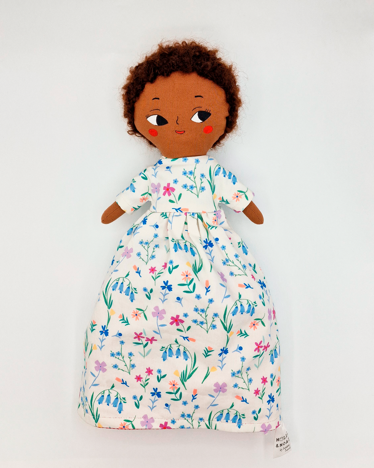 Reversible Doll: Floral and Vichy