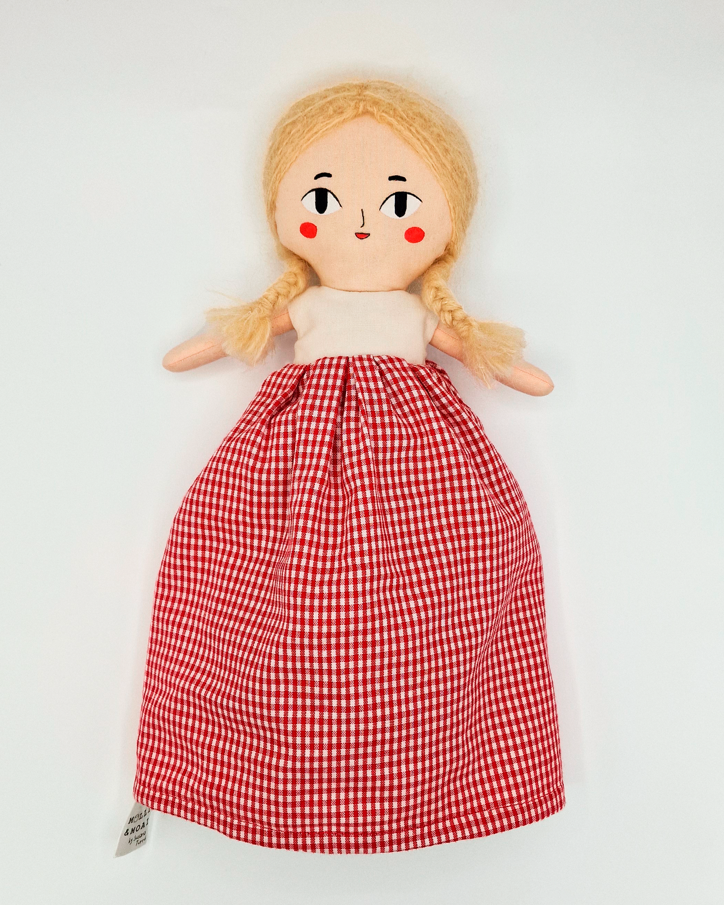 Reversible Doll: Floral and Vichy